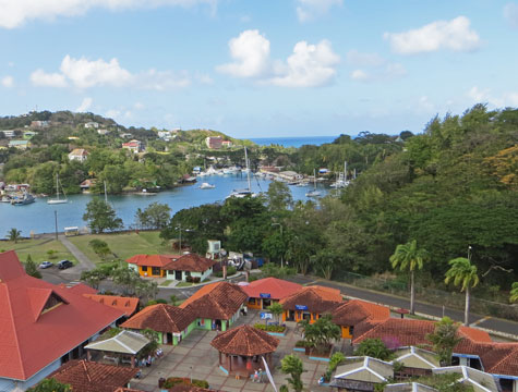 Map of Saint Lucia
