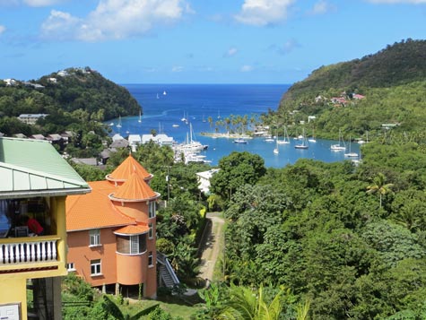 Maps of Saint Lucia and Region